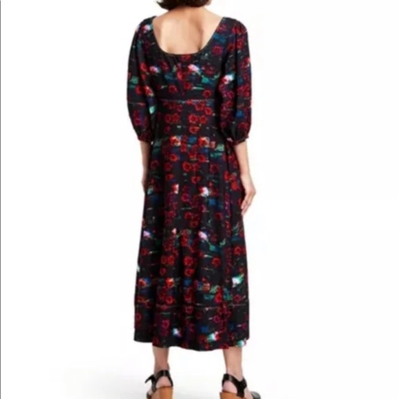 Rachel Comey x Target Women's Floral Print Volume 3/4 Sleeve Dress - Picture 2 of 8